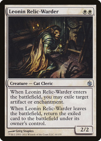 Leonin Relic-Warder [Mirrodin Besieged] | Exor Games New Glasgow