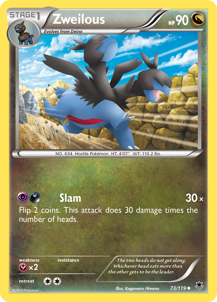 Zweilous (73/119) [XY: Phantom Forces] | Exor Games New Glasgow