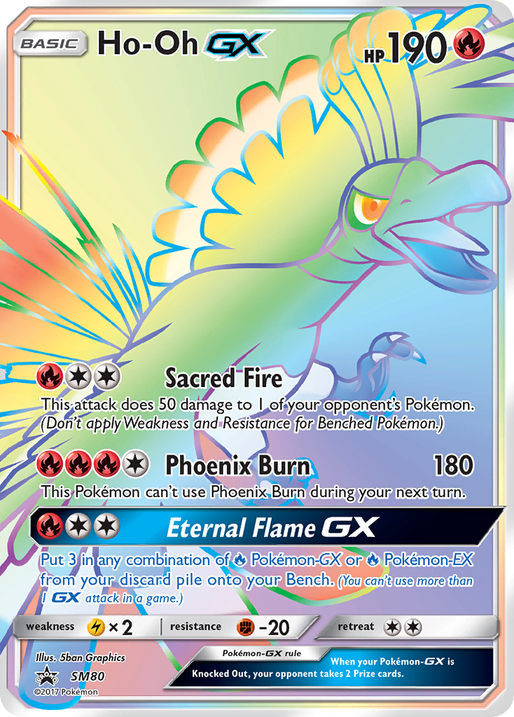 Ho-Oh GX (SM80) [Sun & Moon: Black Star Promos] | Exor Games New Glasgow