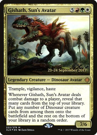 Gishath, Sun's Avatar [Ixalan Promos] | Exor Games New Glasgow