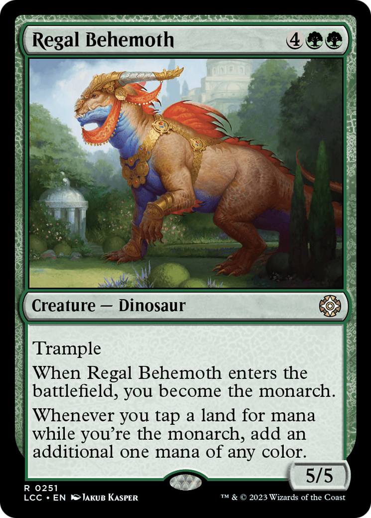 Regal Behemoth [The Lost Caverns of Ixalan Commander] | Exor Games New Glasgow