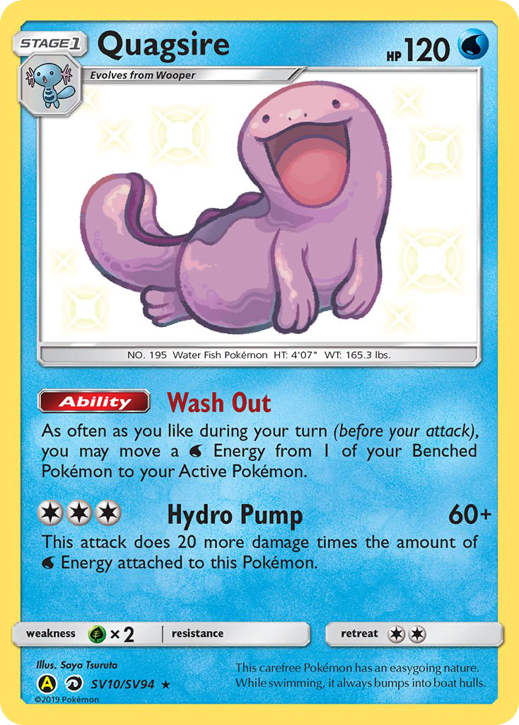 Quagsire (SV10/SV94) [Sun & Moon: Hidden Fates - Shiny Vault] | Exor Games New Glasgow