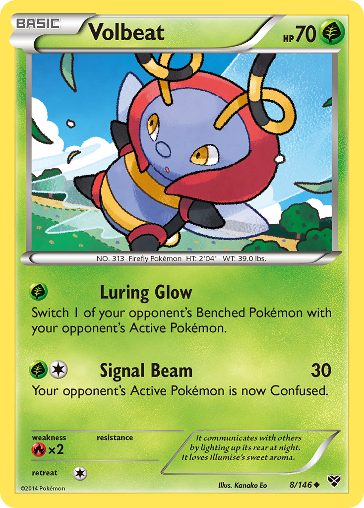 Volbeat (8/146) [XY: Base Set] | Exor Games New Glasgow