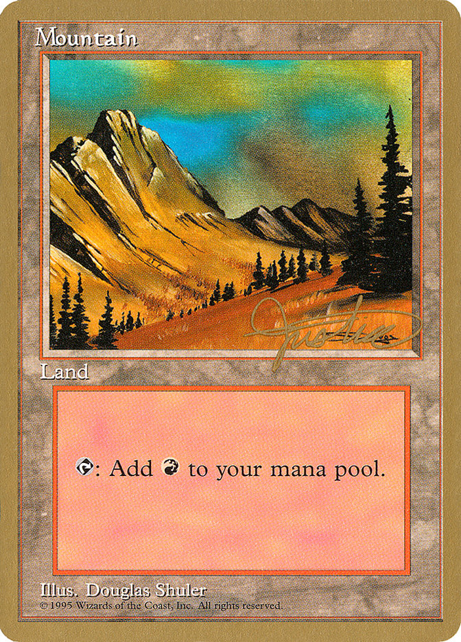 Mountain (mj375) (Mark Justice) [Pro Tour Collector Set] | Exor Games New Glasgow