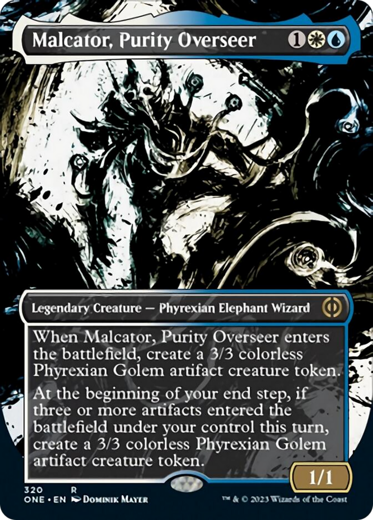 Malcator, Purity Overseer (Borderless Ichor) [Phyrexia: All Will Be One] | Exor Games New Glasgow