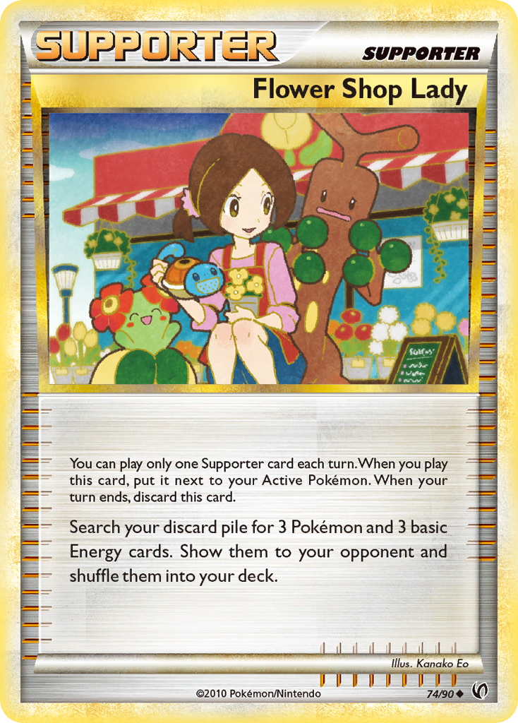 Flower Shop Lady (74/90) [HeartGold & SoulSilver: Undaunted] | Exor Games New Glasgow