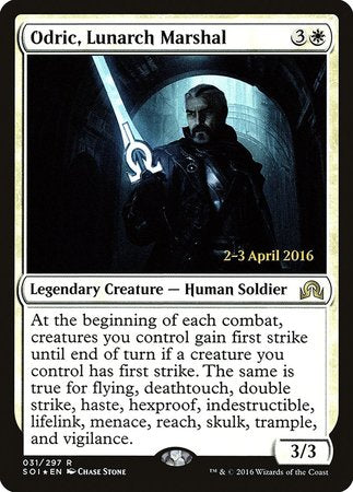 Odric, Lunarch Marshal [Shadows over Innistrad Promos] | Exor Games New Glasgow