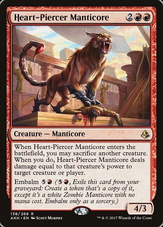 Heart-Piercer Manticore [Amonkhet] | Exor Games New Glasgow