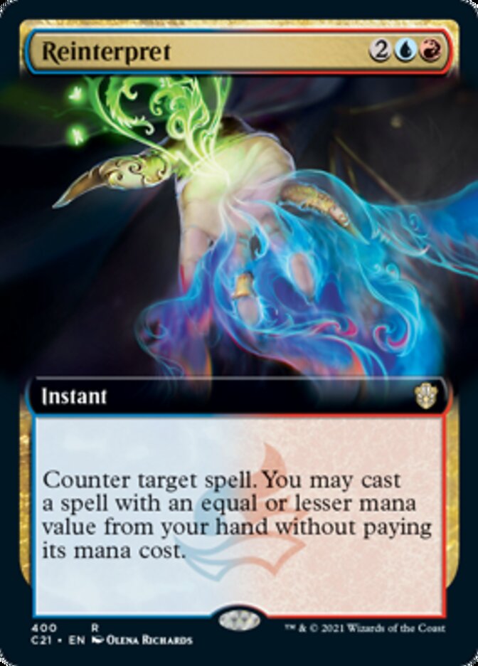 Reinterpret (Extended) [Commander 2021] | Exor Games New Glasgow