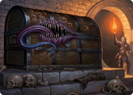 Mimic Art Card [Dungeons & Dragons: Adventures in the Forgotten Realms Art Series] | Exor Games New Glasgow