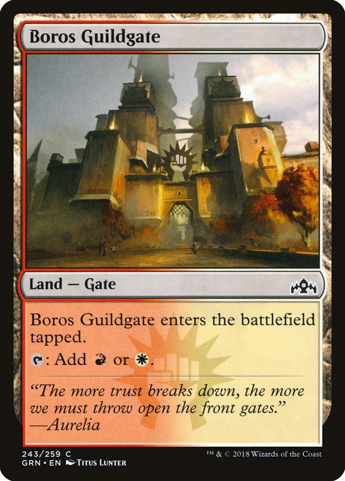 Boros Guildgate (243/259) [Guilds of Ravnica] | Exor Games New Glasgow