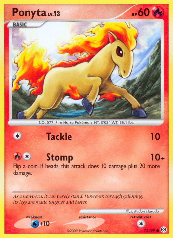 Ponyta (72/99) [Platinum: Arceus] | Exor Games New Glasgow