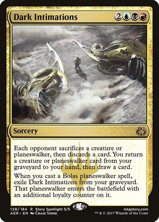 Dark Intimations [Aether Revolt] | Exor Games New Glasgow