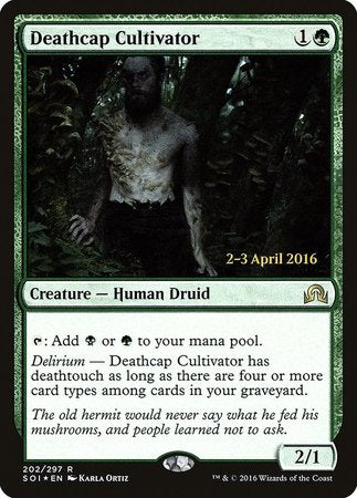 Deathcap Cultivator [Shadows over Innistrad Promos] | Exor Games New Glasgow