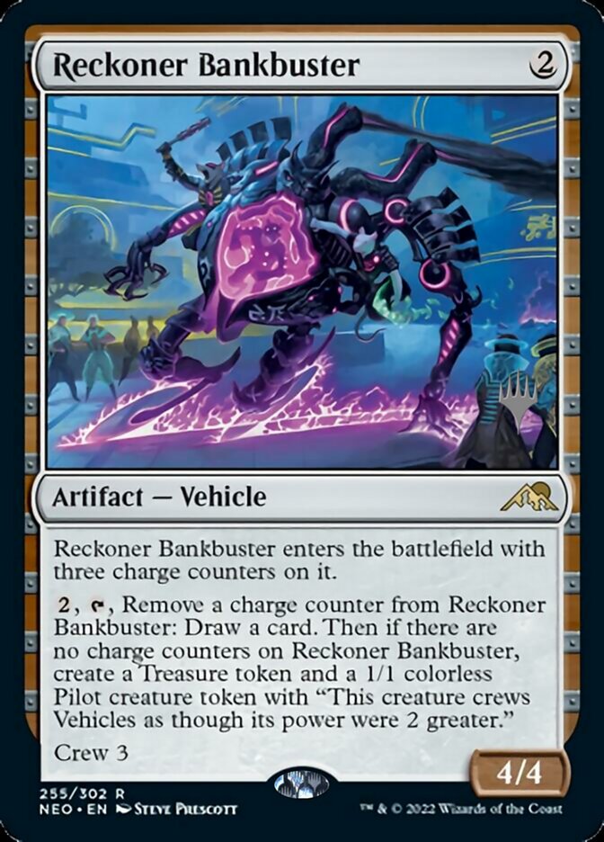 Reckoner Bankbuster (Promo Pack) [Kamigawa: Neon Dynasty Promos] | Exor Games New Glasgow