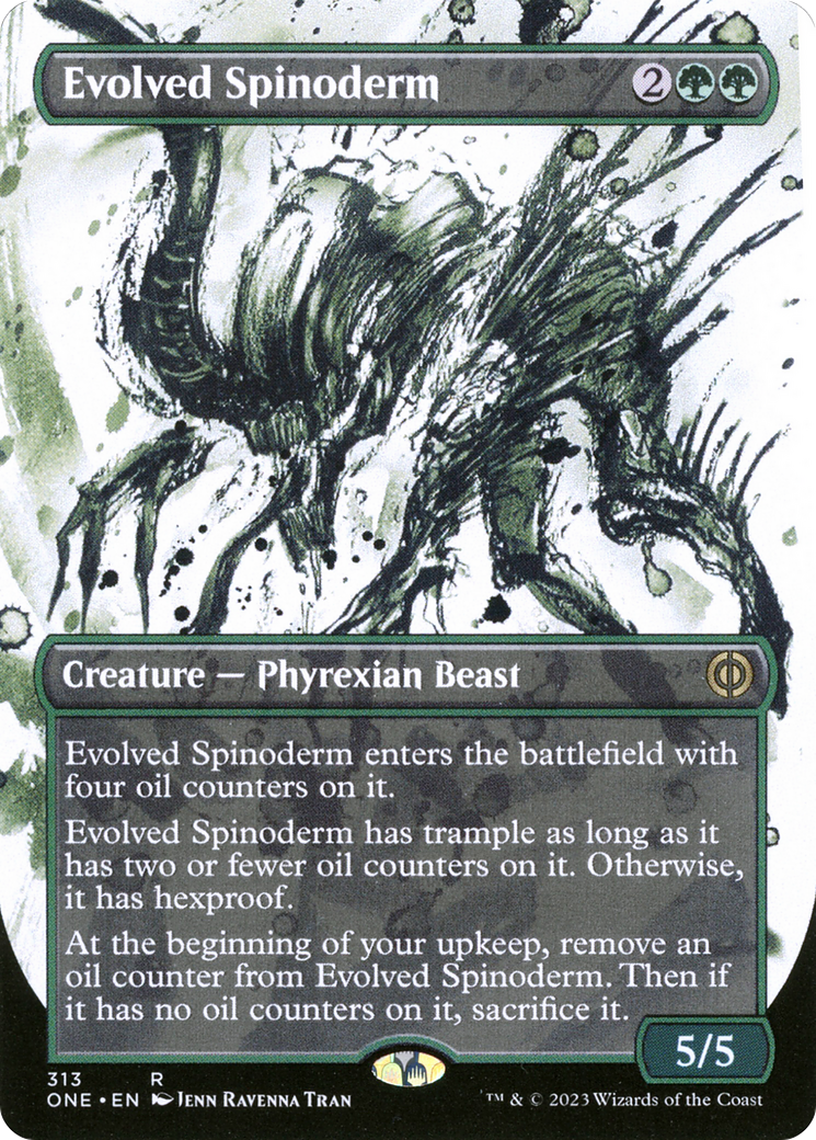 Evolved Spinoderm (Borderless Ichor) [Phyrexia: All Will Be One] | Exor Games New Glasgow