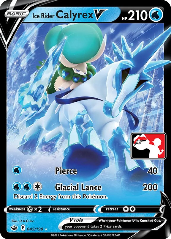 Ice Rider Calyrex V (045/198) [Prize Pack Series One] | Exor Games New Glasgow