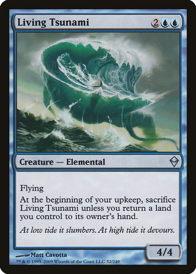 Living Tsunami [Zendikar] | Exor Games New Glasgow