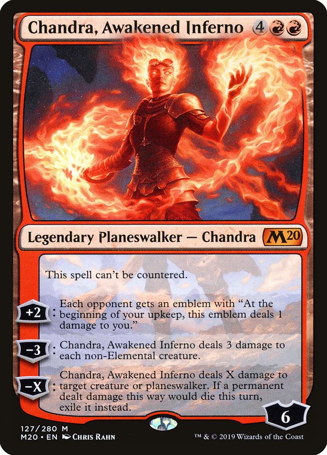 Chandra, Awakened Inferno [Core Set 2020] | Exor Games New Glasgow