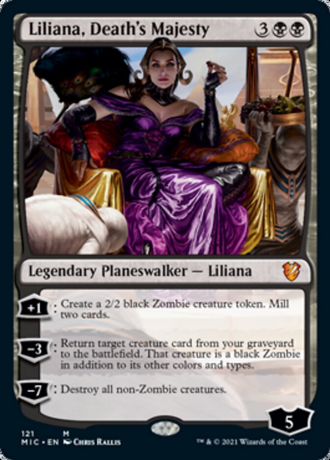 Liliana, Death's Majesty [Innistrad: Midnight Hunt Commander] | Exor Games New Glasgow