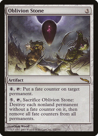 Oblivion Stone [Mirrodin] | Exor Games New Glasgow