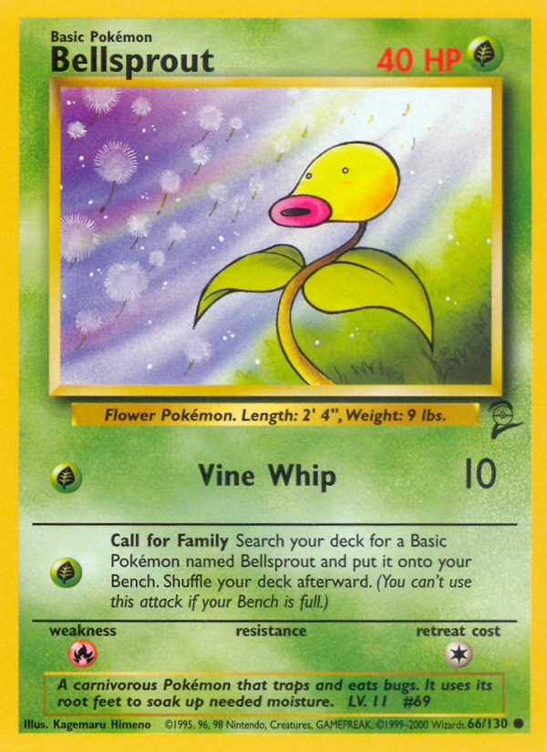 Bellsprout (66/130) [Base Set 2] | Exor Games New Glasgow