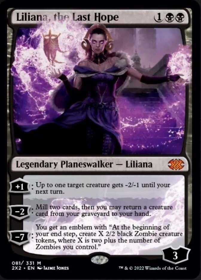 Liliana, the Last Hope [Double Masters 2022] | Exor Games New Glasgow