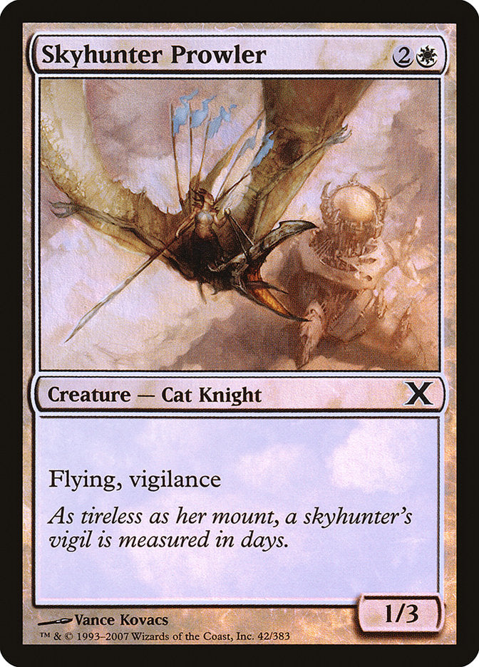 Skyhunter Prowler (Premium Foil) [Tenth Edition] | Exor Games New Glasgow