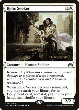 Relic Seeker [Magic Origins Promos] | Exor Games New Glasgow