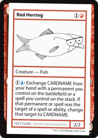 Red Herring (2021 Edition) [Mystery Booster Playtest Cards] | Exor Games New Glasgow