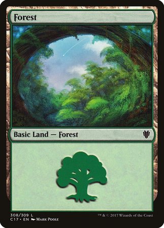 Forest (308) [Commander 2017] | Exor Games New Glasgow