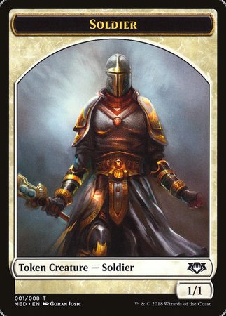 Soldier Token [Mythic Edition Tokens] | Exor Games New Glasgow