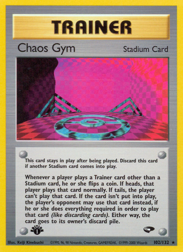 Chaos Gym (102/132) [Gym Challenge 1st Edition] | Exor Games New Glasgow