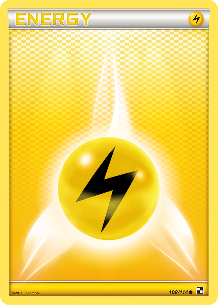 Lightning Energy (108/114) [Black & White: Base Set] | Exor Games New Glasgow