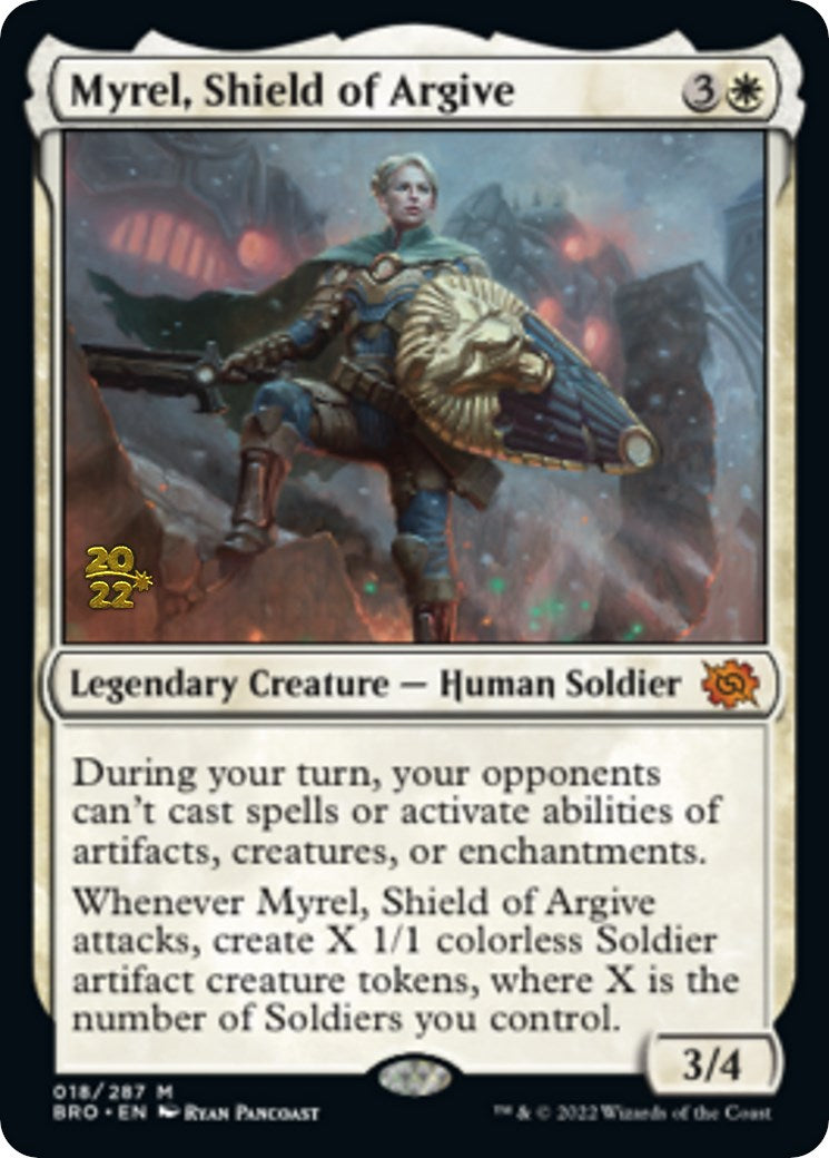 Myrel, Shield of Argive [The Brothers' War: Prerelease Promos] | Exor Games New Glasgow