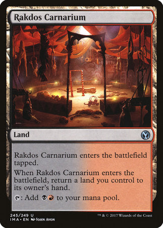 Rakdos Carnarium [Iconic Masters] | Exor Games New Glasgow