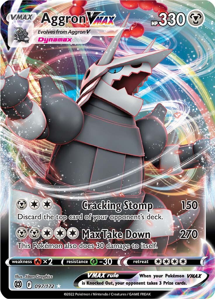 Aggron VMAX (097/172) [Sword & Shield: Brilliant Stars] | Exor Games New Glasgow