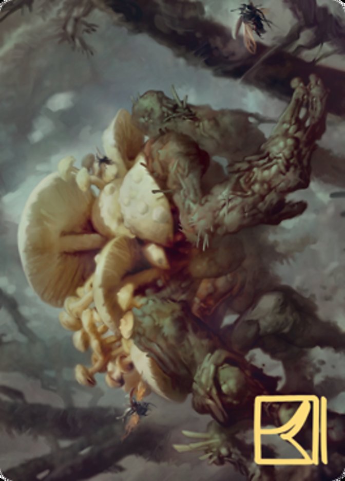 Swarm Shambler Art Card (Gold-Stamped Signature) [Zendikar Rising Art Series] | Exor Games New Glasgow