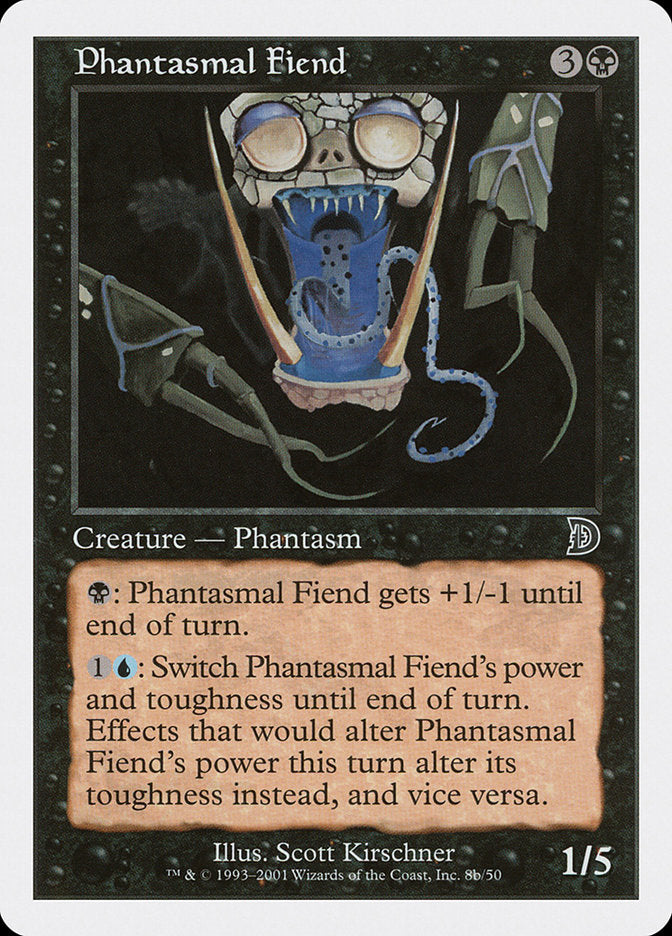 Phantasmal Fiend (Black Background) [Deckmasters] | Exor Games New Glasgow