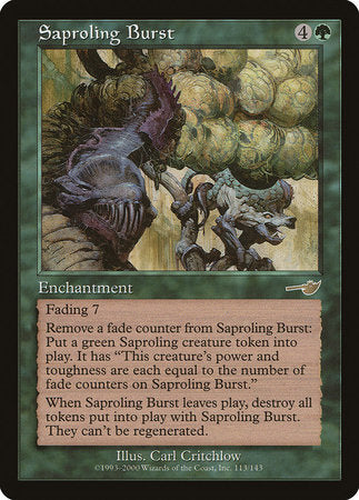 Saproling Burst [Nemesis] | Exor Games New Glasgow