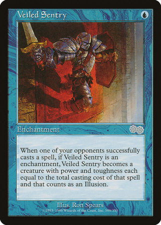 Veiled Sentry [Urza's Saga] | Exor Games New Glasgow