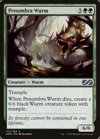 Penumbra Wurm [Ultimate Masters] | Exor Games New Glasgow