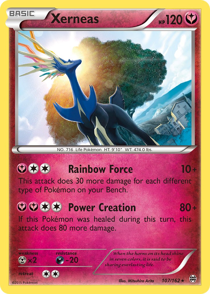 Xerneas (107/162) (Cosmos Holo) (Blister Exclusive) [XY: BREAKthrough] | Exor Games New Glasgow