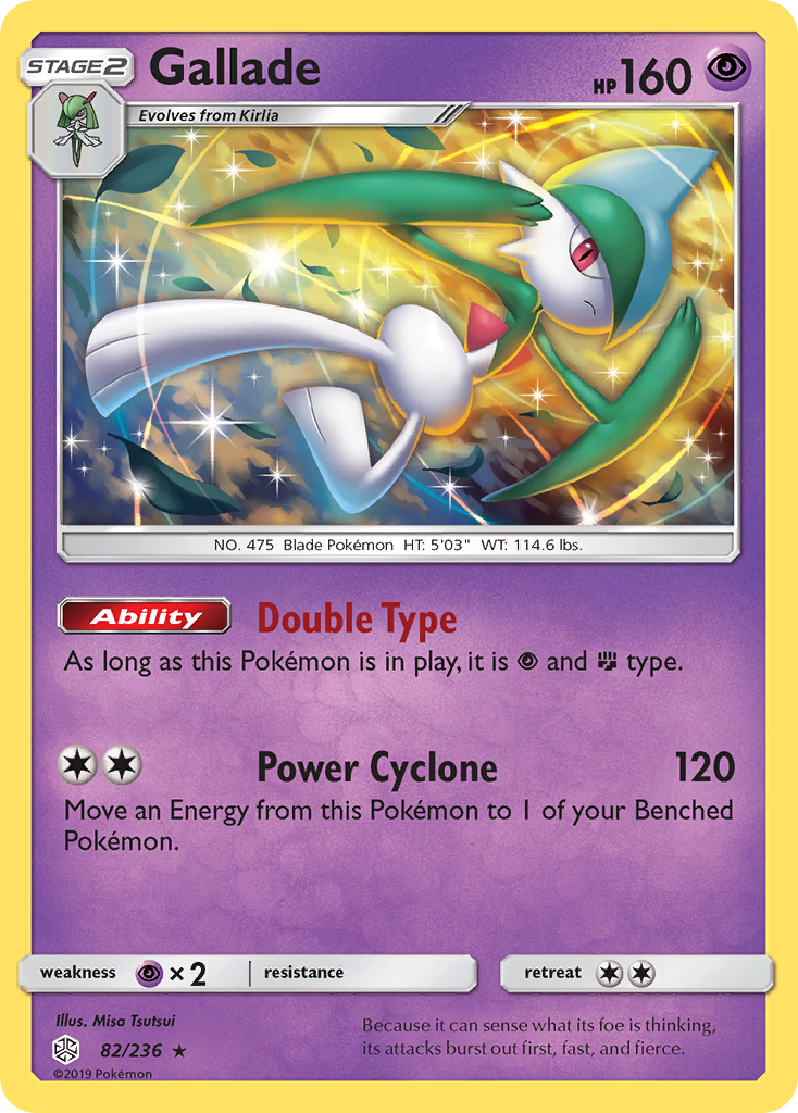 Gallade (82/236) [Sun & Moon: Cosmic Eclipse] | Exor Games New Glasgow