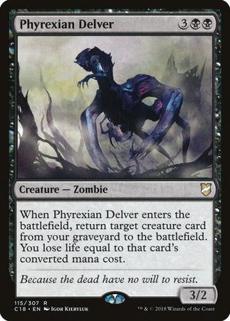 Phyrexian Delver [Commander 2018] | Exor Games New Glasgow