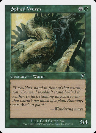 Spined Wurm [Seventh Edition] | Exor Games New Glasgow