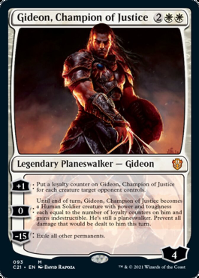 Gideon, Champion of Justice [Commander 2021] | Exor Games New Glasgow