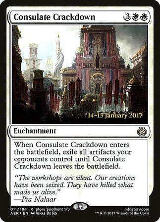 Consulate Crackdown [Aether Revolt Promos] | Exor Games New Glasgow