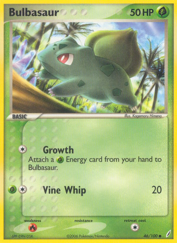 Bulbasaur (46/100) [EX: Crystal Guardians] | Exor Games New Glasgow