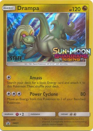 Drampa (SM21) (Staff Prerelease Promo) [Sun & Moon: Black Star Promos] | Exor Games New Glasgow